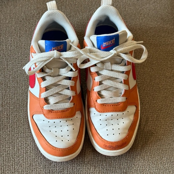Nike Other - Nike Orange and White Sneakers with Classic Design